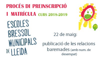 EBM 2018/2019: publicació de les llistes baremades