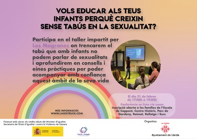 Imatge del event Taller sobre l'acompanyament a les sexualitats i afectivitats durant la infància