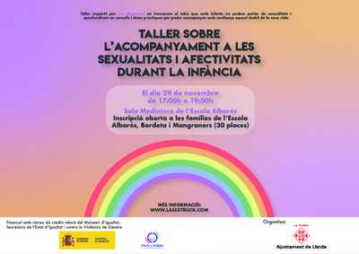 Taller sobre l'acompanyament a les sexualitats i afectivitats durant la infància