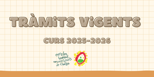 Tràmits vigents curs 2023/24