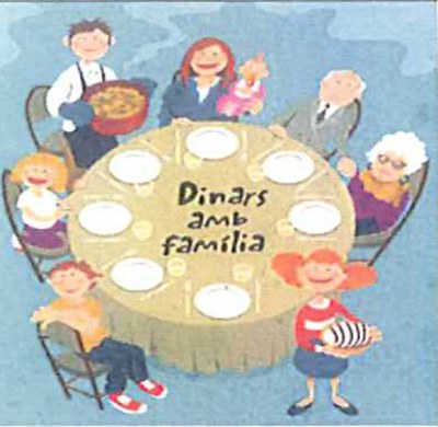 Dinars amb família: Els pares i mares que ho desitgin podran dinar al menjador escolar dels seus fills/es.