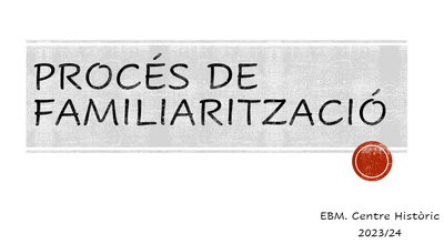 Procés de familiarització