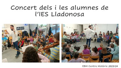 Concert de la cambra dels i les alumnes de l'IES Josep Lladonosa