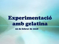 L'aula de la Lluna experimenta amb gelatina