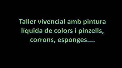 PINTEM AMB PINTURA LÍQUIDA DE COLORS