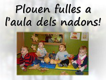 Plouen fulles a nadons