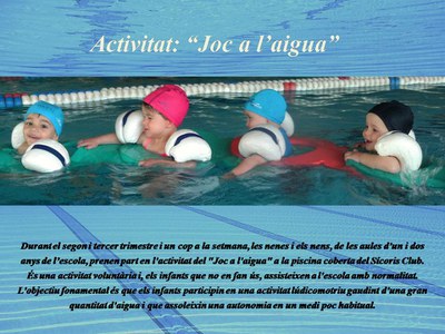 Imatge de la notícia "Joc a l'aigua"