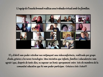 Trobada virtual amb les famílies!!