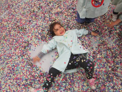 Experimentació amb confeti