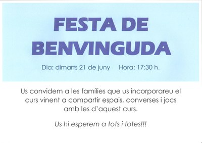 Festa de Benvinguda