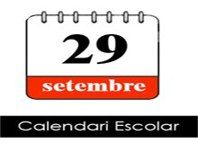 Inici del curs escolar - consulteu el calendari del curs 2017/2018