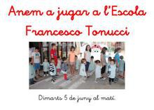 Sortida a l'Escola Francesco Tonucci