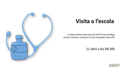 Ens visita la infermera Marta del CAP Primer de maig