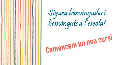 Comença un nou curs