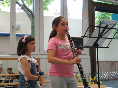 Concert de clarinet a l'escola