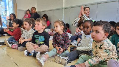 Concert de piano i clarinet a l'escola