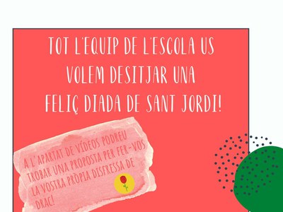 Feliç diada de Sant Jordi!