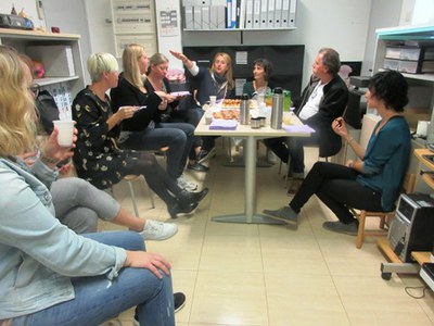 Professionals de l'educació d'Osnabrück visiten l'escola
