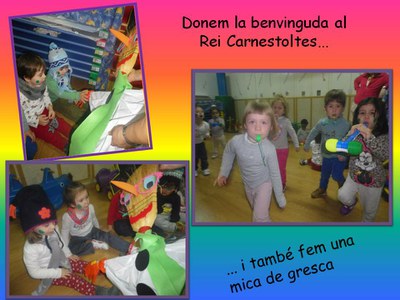 Carnaval a l'aula de Gegants