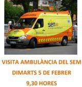 Imatge del event Visita ambulància