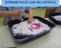 Experimentació amb neu artificial