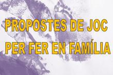 Propostes de jocs per fer en familia