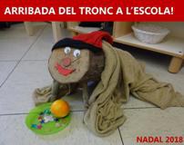 Arribada del tronc a l'escola