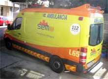 Ens visita una ambulància!