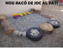 Nou racó de joc al pati!