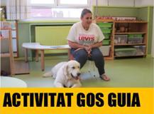 Projecte: Les famílies participen, "activitat gos guia"