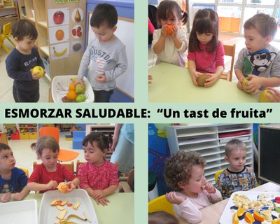 Esmorzar saludable "Un tast de fruita"