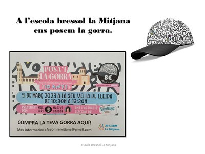 A l'escola bressol La Mitjana ens posem la gorra