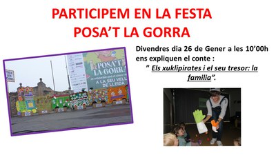 Participem en la festa de Posa't la gorra