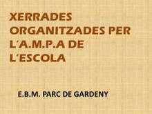 Xerrades organitzades per l'AMPA de l'escola