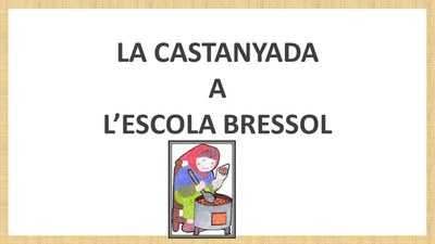 La castanyada a l'Escola Bressol