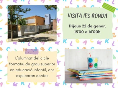 ALUMNAT DEL CICLE D'EDUCACIÓ INFANTIL DE L'IES RONDA ENS EXPLICA CONTES
