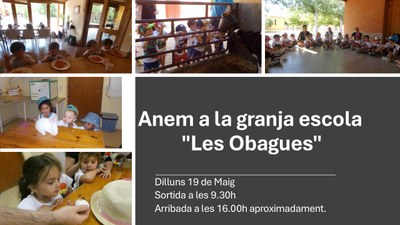 ANEM A LA GRANJA ESCOLA "LES OBAGUES"