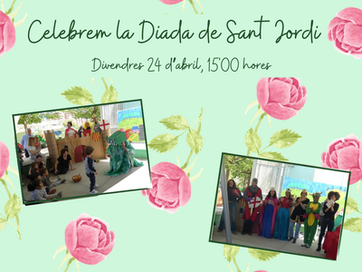 Celebrem Sant Jordi amb les famílies de la Bressol
