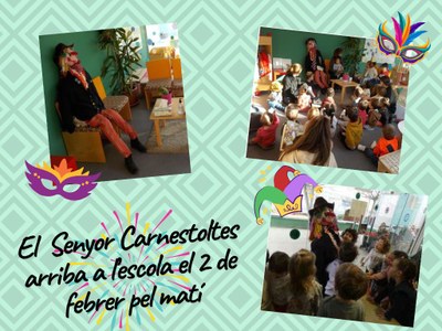 EL CARNESTOLTES ARRIBA A L'ESCOLA