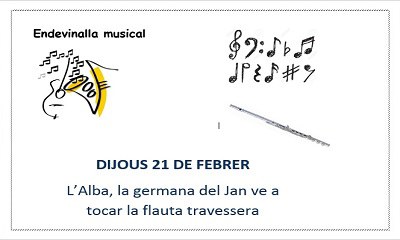 Imatge del event Endevinalla musical: la flauta travessera