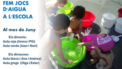 FEM JOCS D'AIGUA A L'ESCOLA