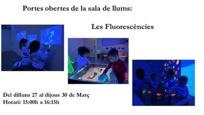 Portes obertes de la sala de llums: les Fluorescències
