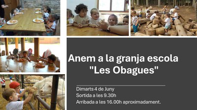 SORTIDA A LA GRANJA-ESCOLA "LES OBAGUES"
