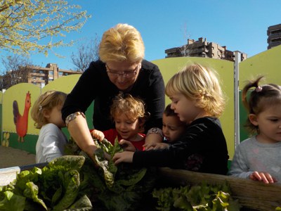 L'hort a traves d'activitats intergeneracionals .segon i tercer trimestre