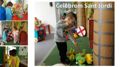 Celebrem Sant Jordi a l'escola