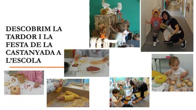 DESCOBRIM LA TARDOR I CELEBREM LA FESTA DE LA CASTANYADA A L'ESCOLA