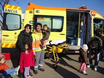 Ens visita una ambulància!