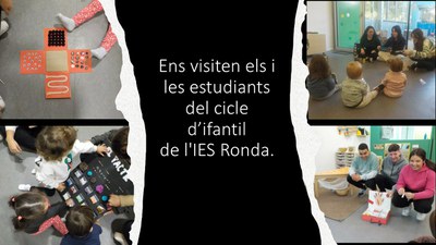 Imatge de la notícia Ens visiten els i les estudiants del cicle d'Infantil de l'IES Ronda