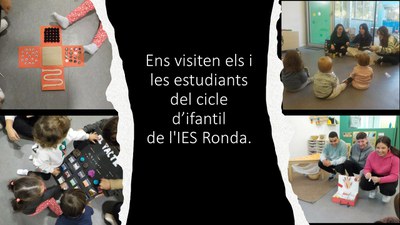 Ens visiten els i les estudiants del cicle d'Infantil de l'IES Ronda