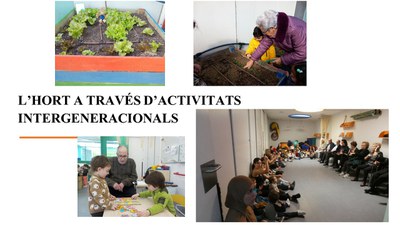 L'hort a través d'activitats intergeneracionals